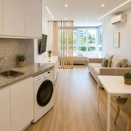 Premium Estudio Cerca De La Playa Con Piscina
